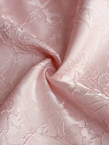 Maweii Plus-Size Sexy Pink Cold Shoulder Backless Dress - Pink - View 8