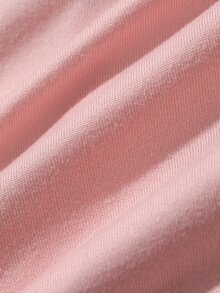 DAZY Women's Solid Color Long Sleeve Pocket Top And Pants Pajama Set - Pink - View 9