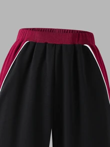 SHEIN 3件組迷彩圖案連帽上衣+細肩帶背心+休閒錐形長褲，適合青少年女孩春/秋季日常穿著 - 彩色 - 查看 7