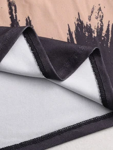 SHEIN فستان نسائي طويل محبوك بأكمام طويلة - متعدد الألوان - مشاهدة 4