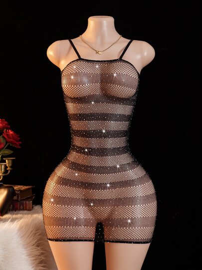Sultry Spell Women's Lace Patchwork Cold Shoulder Sexy Loungewear, Suitable For Daily Wear Or Date Night. Additionally, There Are Sexy Mesh Lingerie, Lingerie Sets And Various Sexy Outfits.