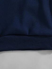 青少年女孩 NYC 字母印花拉鍊抓絨連帽外套、白色背心、格紋寬腿褲 3 件套，寬鬆休閒街頭風運動套裝，適合日常穿著 - 灰色 - 查看 12
