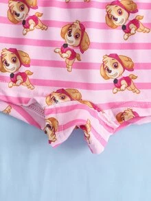 SHEIN | PAW Patrol Young Girl Cartoon Print Casual Daily Hipster Panties - Blue - View 6
