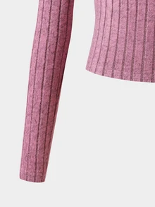 SHEIN 3件組 青少年女孩休閒絎縫背心、長袖修身T恤與V腰長褲套裝 - 彩色 - 查看 7