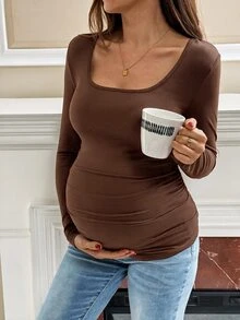 SHEIN 3PCS Maternity T-Shirts - Multicolor - View 5