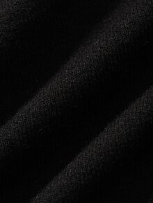 DAZY Contrast Lace Trim Fitted Elastic Long Sleeve V-Neck Casual Daily Vacation Korean Style Spring Autumn Top Maternity T-Shirt - Black - View 8