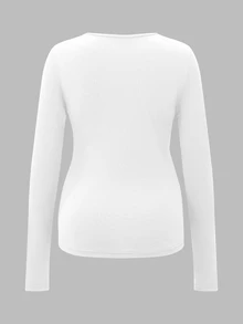Modmama 3件裝哺乳純色長袖上衣 - 彩色 - 查看 15