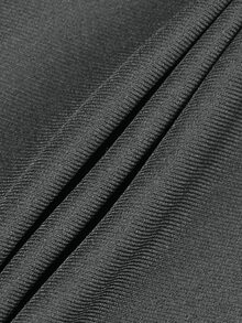 SLATEMANN Men's Black Suit Pants, Loose Casual Versatile Fashion Dress Trousers - Dark Grey - View 8