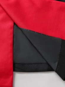 Manfinity Mode Men's Color-Block Suit Jacket And Pants Set, Fashionable Outfit For Parties And Performances, Formal, Ceremonial Use - Multicolor - View 6