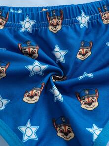 SHEIN | PAW Patrol Young Boy Cartoon Print Casual Daily Briefs - Multicolor - View 6