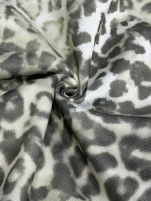 Collagica Collagica Women's Leopard Print Pocket Zipper Long Sleeve Jacket - Multicolor - View 4