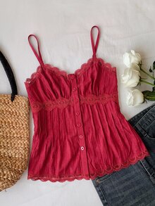 Comfortcana Women Blouses & Shirts - Red - View 4