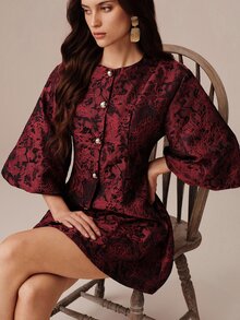 BELROSIE Women's All-Over Print Casual Daily Summer Mini Dress - Multicolor - View 4