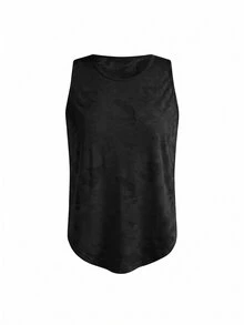 SHEIN Cheerettes 女款圓領休閒日常旅行運動T恤 - 黑色 - 查看 3