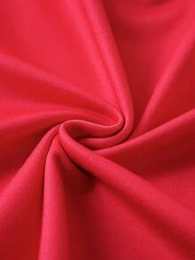 THE POWERPUFF GIRLS X SHEIN Tween Girl Crew Neck Long Sleeve Top And Flare Pants Loungewear - Red and White - View 9