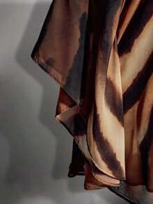 SHEIN ICON 女款大尺碼性感虎紋印花約會洋裝 - 彩色 - 查看 6