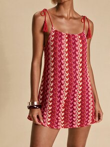 Travachic Women's All-Over Print Casual Daily Summer Camisole Dress - Multicolor - View 6