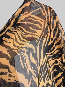 Trelyra Women's All-Over Print Casual Versatile Daily Wear Shirt - Brown - View 7