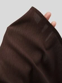 Sweetra CURVE Plus Size Multi-Layer Asymmetrical Cake Skirt High Waist Mid-Length Ruffle Hem Women Brown Summer Thanksgiving Date Night 1950s Vintage Elegant - Brown - View 6