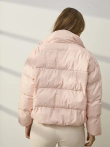 Aralina Women's Solid Color Casual Versatile Daily Travel Sports Jacket - Pink - View 10
