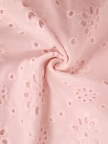 Sylviya Women's Pleated Casual Daily Summer Short Dress - Baby Pink - View 7