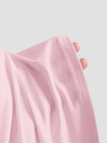 Sweetra 女款時尚優雅修身顯瘦百搭舒適長袖2件組T恤套裝 - 彩色 - 查看 3