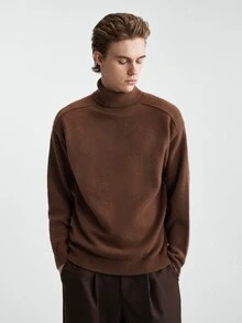 RONVEXI Men Sweaters - Brown - View 4
