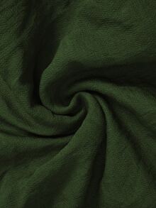 Zayélia Women's Woven Casual Resort Autumn Shirts - Dark Green - View 3