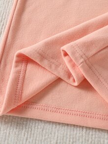 3件組女童加厚抓絨長袖圓領上衣，秋冬內搭保暖底衫 - 彩色 - 查看 8