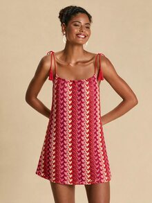 Travachic Women's All-Over Print Casual Daily Summer Camisole Dress - Multicolor - View 7