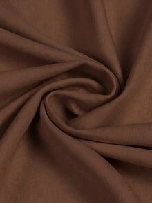 Cévolie French Romantic Lace Square Neck Pearl Button Cinched Waist Ruffle Blouse & Long Skirt 2 Pieces Set, Gentle Cream Vintage Outfit - Brown - View 6