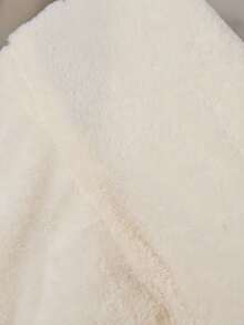 SHEIN Clasi 女款拉鍊連帽泰迪毛內裡絎縫外套 秋冬款 - 咖啡棕 - 查看 5