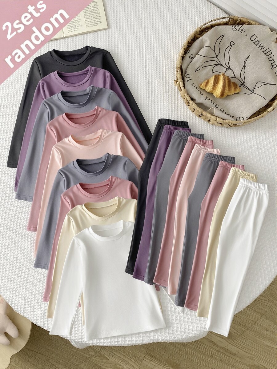 4PCS Young Girls Undershirt - Multicolor - View 1