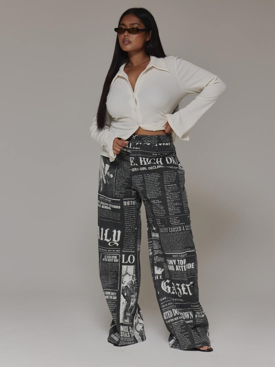 MUSERA Plus Size Jeans - Multicolor - View 1