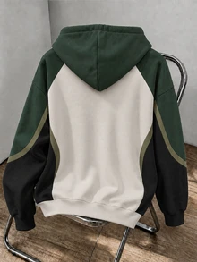 Daypath Men's Street Fashion Hoodie, Autumn/Winter Comfortable Pullover Sweatshirt, Men's Stylish Outfit - Multicolor - View 2