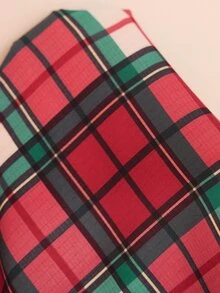 Doze Lane Plaid Print Casual Lapel Front Open Long Sleeve Pants Pajama Set For Women - Multicolor - View 7