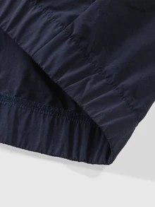 PAVTROS Men's Patchwork Jacket, Cleanfit Minimalist Style, Niche Unique Design, Luxury High-End, Dark Techwear, Avant-Garde Deconstruction, Cleanfit Minimalist, Unisex Couple Outfit, Holiday Gift - Navy Blue - View 6