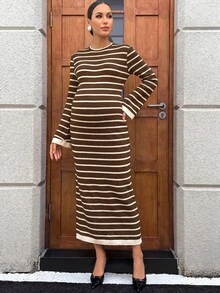MaterniWear Maternity Dresses - Coffee - View 6