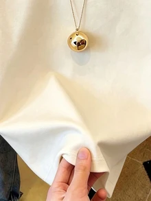 Resyla 女款大尺碼外套上衣，豹紋印花，時尚百搭，休閒運動穿搭，度假穿搭，白色、杏色，大尺碼T恤 - 彩色 - 查看 3