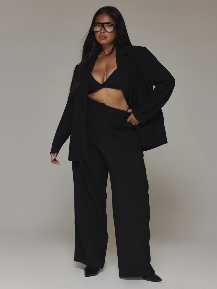 MUSERA Pantalones Extra Grande - Negro - Ver 1