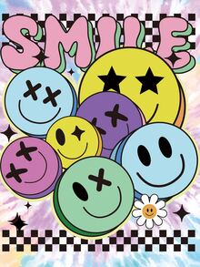 Young Girl Smile Graphic Letter Long Sleeve Tee & Pants Set, Blue Pink Colorful (3 Pcs) Fall Winter - Multicolor - View 5