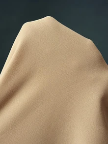 Bohemela Women's Round Neck Drawstring Tie Long Sleeve Solid Color Sweatshirt Everyday Beige Autumn Casual Streetwear - Apricot - View 8