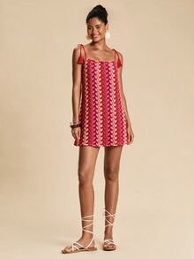 Travachic Women's All-Over Print Casual Daily Summer Camisole Dress - Multicolor - View 3