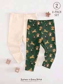 2PCS Baby Boys Bottoms - Multicolor - View 1