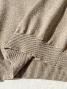 Girls' Autumn/Winter Fashion Pattern Jacquard Knit Sweater Long Sleeve Pullover & Long Pants Set - Camel - View 6