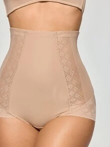 SHAPORA Women's Shapewear Bottoms 1pc, Butt Lift Tummy Control Waist Cincher Body Shaping Pants, Daily Commute Fitness Base Layer Shaping Leggings - Apricot - View 4