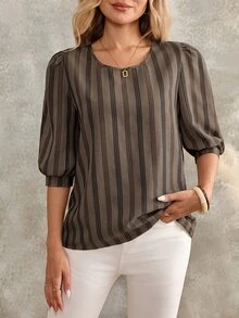 EMERY ROSE Women Blouses & Shirts - Brown - View 6