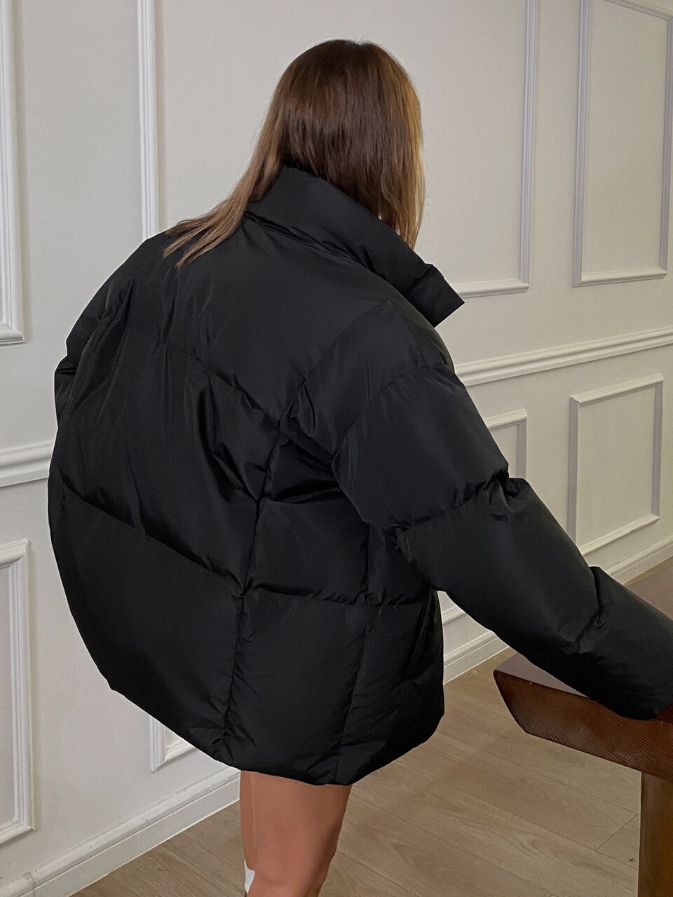 Women's Minimalist Casual Solid Color Padded Coat