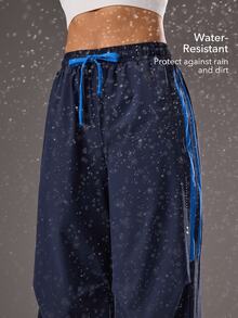 OutZeal Celana Olahraga Wanita untuk Gym, Latihan, Tahan Air, Ringan, Potongan Lurus - Navy Blue - View 4