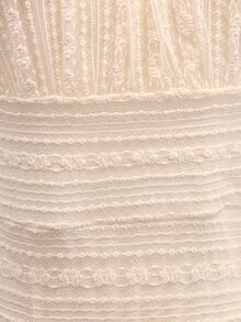 Teen Girls Dress Party Formal Christmas Vacation Lace White - Beige - View 4